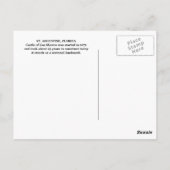 Castillo de San Marcos Briefkaart (Achterkant)