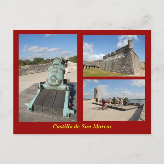 Castillo de San Marcos Briefkaart (Voorkant)