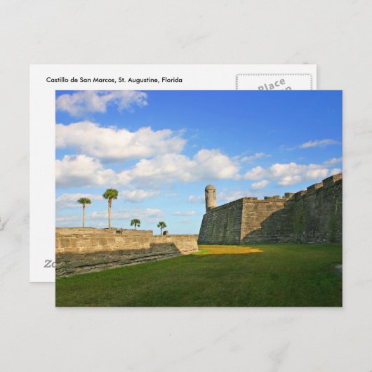Castillo de San Marcos Briefkaart (Voorkant / Achterkant)