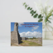 Castillo de San Marcos Briefkaart (Staand voorkant)
