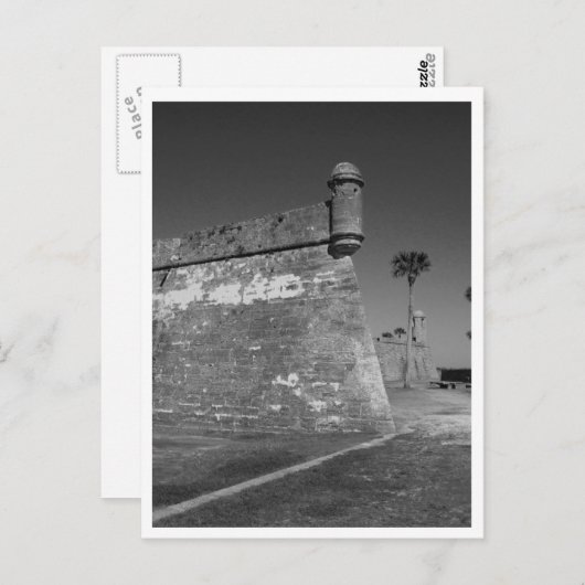 Castillo De San Marcos Briefkaart (Voorkant / Achterkant)