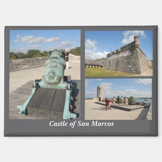 Castillo de San Marcos Briefkaart Magneet (Voorkant)