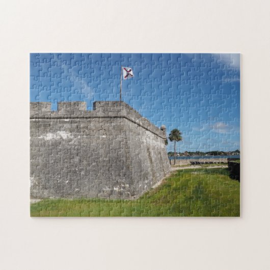 Castillo de San Marcos fort in St. Augustine Legpuzzel (Horizontaal)