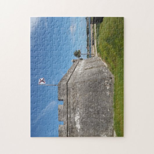 Castillo de San Marcos fort in St. Augustine Legpuzzel (Verticaal)