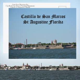 Castillo de San Marcos Historic St Augustine FL Briefkaart