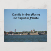 Castillo de San Marcos Historic St Augustine FL Briefkaart (Voorkant)