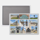 Castillo de San Marcos Magneet (Voorkant / Achterkant)