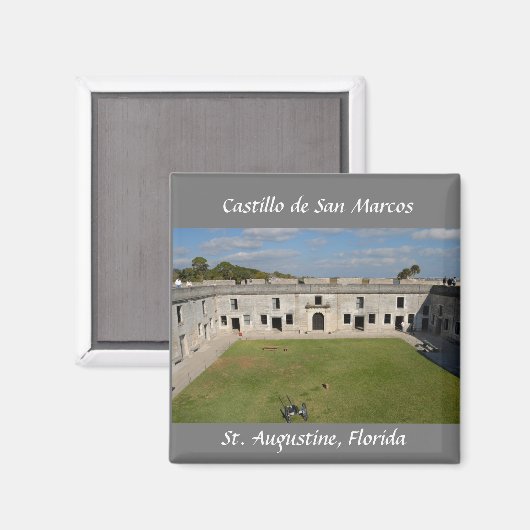 Castillo de San Marcos Magneet (Voorkant / Achterkant)