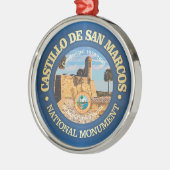 Castillo de San Marcos (NM) Metalen Ornament (Links)