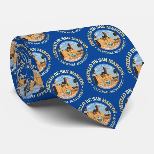 Castillo de San Marcos (NM) Stropdas (Opgerold)