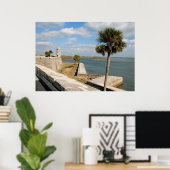 castillo de san marcos poster (Thuiskantoor)