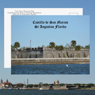 Castillo de San Marcos St Augustine FL Foto Briefkaart
