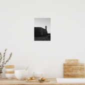 Castillo de San Marcos St. Augustine Florida B&W Poster (Keuken)