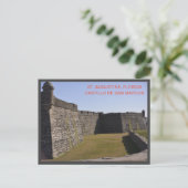 Castillo de San Marcos St. Augustine Florida Briefkaart (Staand voorkant)