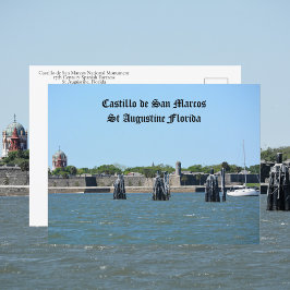 Castillo de San Marcos St Augustine Florida Reis Briefkaart