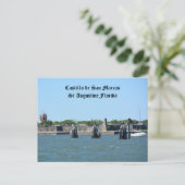 Castillo de San Marcos St Augustine Florida Reizen Briefkaart (Staand voorkant)