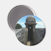 Castillo de San Marcos Turret, St. Augustine, FL Magneet (Voorkant / Achterkant)