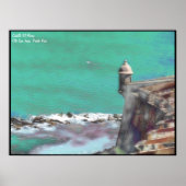 Castillo El Morro-2 Poster (Voorkant)