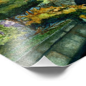 Castillo Mágico en el Lago Foto Afdruk (Hoek)