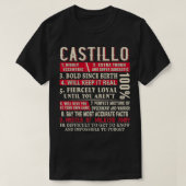 Castillo Name Gift Castillo Castillo Surname T-shirt (Design voorkant)