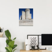 Castillo Penafiel, bevat wijnmuseum Poster (Thuiskantoor)