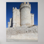 Castillo Penafiel, bevat wijnmuseum Poster (Voorkant)