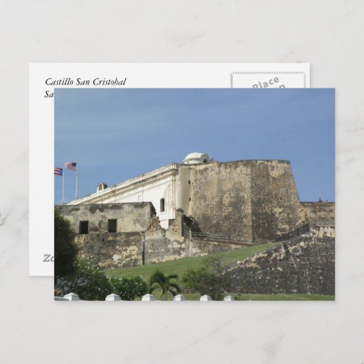 Castillo San Cristobal Briefkaart (Voorkant / Achterkant)