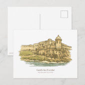 Castillo San Cristóbal – San Juan Briefkaart (Voorkant / Achterkant)