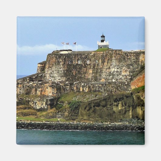 Castillo San Felipe del Morro Lighthouse Magneet (Voorkant)