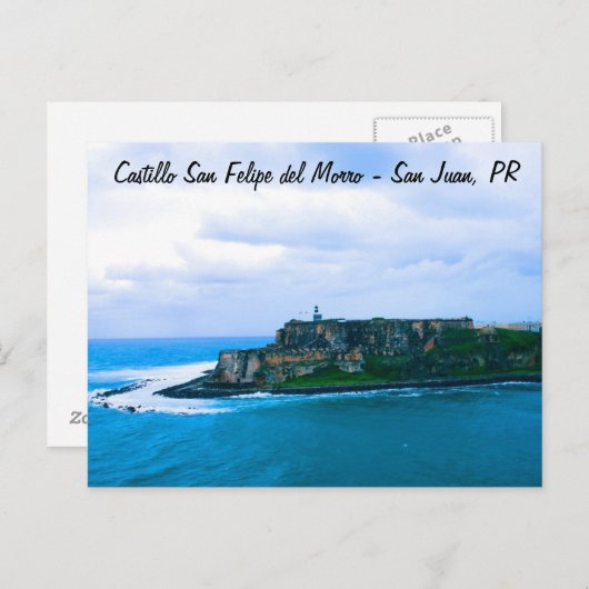 Castillo San Felipe del Morro - Old San Juan Forts Briefkaart (Voorkant / Achterkant)