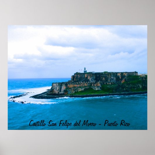 Castillo San Felipe del Morro - Old San Juan Forts Poster (Voorkant)