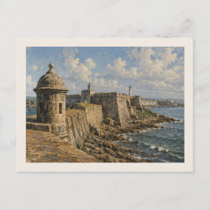 Castillo San Felipe del Morro – Oud San Juan Briefkaart
