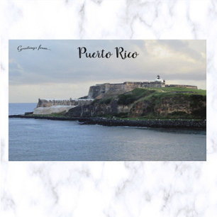 Castillo San Felipe del Morro Puerto Rico Briefkaart