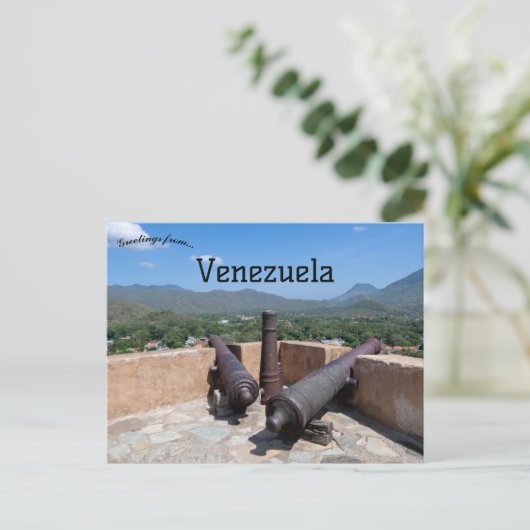 Castillo Santa Rosa Venezuela Briefkaart (Staand voorkant)