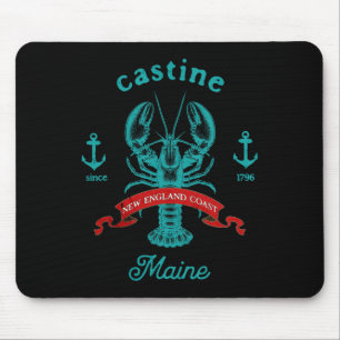Castine Maine Kreeftenvangst Vakantie Strand Souve Muismat