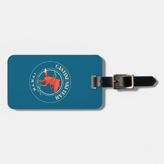 Castine Ski Team Bagagelabel (Voorkant horizontaal)