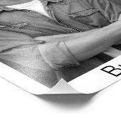 Casting Call Headshots 8x10 Black White Conversion Foto Afdruk (Hoek)