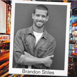 Casting Call Headshots 8x10 Black White Conversion Foto Afdruk