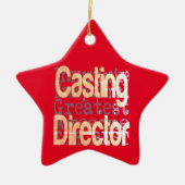 Casting Director Extraordinaire Keramisch Ornament (Voorkant)