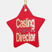 Casting Director Extraordinaire Keramisch Ornament (Links)