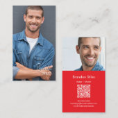 Casting Essentials Foto Visitekaartje | QR Code (Voorkant / Achterkant)