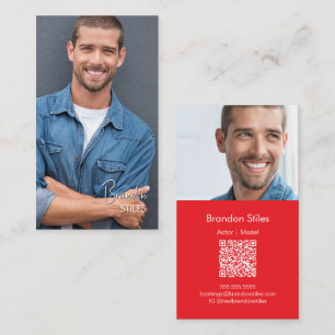 Casting Essentials Foto Visitekaartje   QR Code