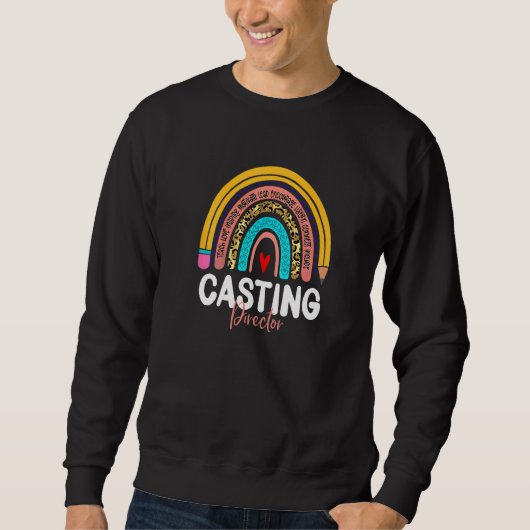 Castingdirecteur Rainbow News Media Production Com Trui (Voorkant)