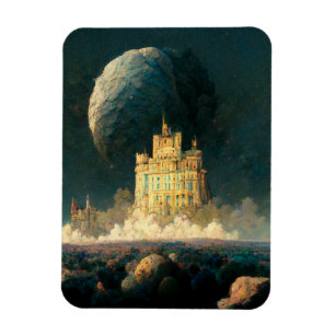 Castle aan de rand van de wereld Fantasy Sci-Fi Magneet