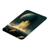 Castle aan de rand van de wereld Fantasy Sci-Fi Magneet (Linkerzijde)