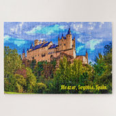 Castle Alcazar, Segovia, Spanje. Legpuzzel (Horizontaal)
