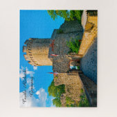 Castle Alsbach Duitsland. Jigzaag Puzzle Legpuzzel (Verticaal)