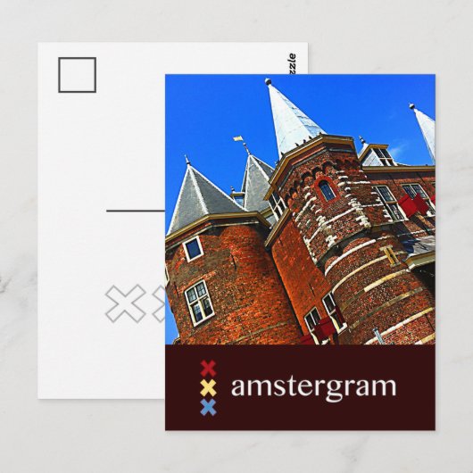 Castle Amsterdam Briefkaart (Voorkant / Achterkant)
