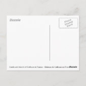 Castle and Church of Collioure in Frankrijk Briefkaart (Achterkant)