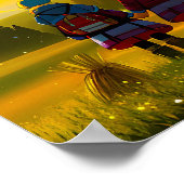 Castle and Meadow Print Poster (Hoek)